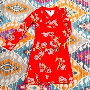 NWT Tea collection red dress 12